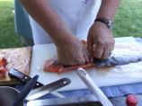 Cedar Plank Braided Salmon With Apple Butter Sauce. Photo by CountryLady