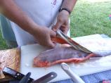 Cedar Plank Braided Salmon With Apple Butter Sauce. Photo by CountryLady