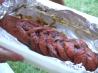 Cedar Plank Braided Salmon With Apple Butter Sauce