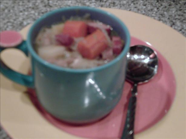 Crock Pot Sauerkraut Soup. Photo by fluffernutter