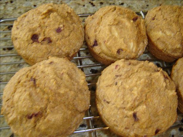 Super Easy Orange Cranberry Bran Muffins. Photo by Chris from Kansas