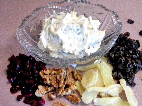 Walnut, Raisin,dried Cranberries Cream Cheese Spread. Photo by Rita~