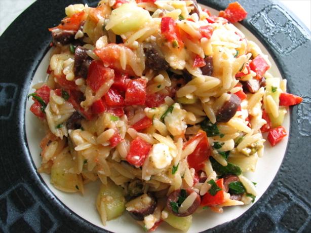Warm Greek-style Rice Salad. Photo by flower7