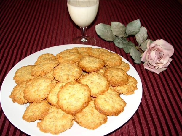 Coconut / Oatmeal Lace Cookies. Photo by Chef #165326