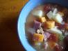 Great Northern Bean, Ham and  Vegetable Chowder. Recipe by Libby1