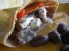 Peppered Pork Pitas With Garlic Spread