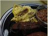 Crock Pot Garlic Smashed Red Potatoes