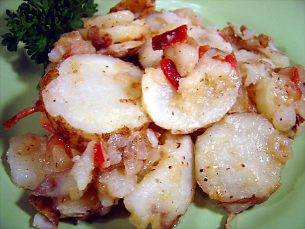 Hot German Potato Salad. Photo by Sue Lau