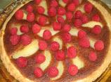 Pear and Raspberry Frangipane Tart