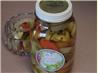 Spicy Pickled Green Tomato, Red Onion, Carrot & Garlic. Recipe by Rita~