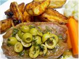 Lemon and Olive Veal Steaks
