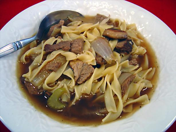 Leftover Roast Beef Soup (Leftover Steak Too!). Photo by :(