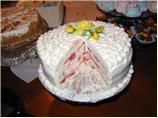 Diabetic Spring Fling Layered White Cake