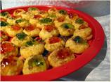 Thumbprint Cookies (savory Cheddar). Photo by Chef Dee