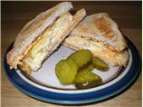 Midnight Eggs and Cheese Sandwich