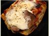 Mozzarella Beef Sandwiches. Recipe by Dine & Dish