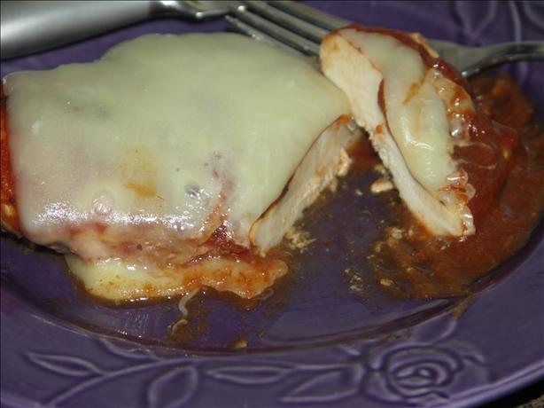 Low Carb Chicken Parmesan. Photo by Juenessa