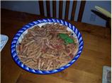 Penne Pasta With Tomatoes, Herbs and Blue Cheese. Photo by Simply Chris