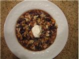Sunday Lunch Bean & Corn Soup. Photo by Mamma Bug