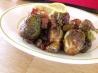 Brussels Sprouts With Bacon, Pistachios and Balsamic Vinegar