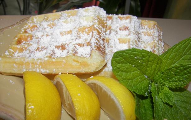 Lemon Meringue Waffles. Photo by Baby Kato