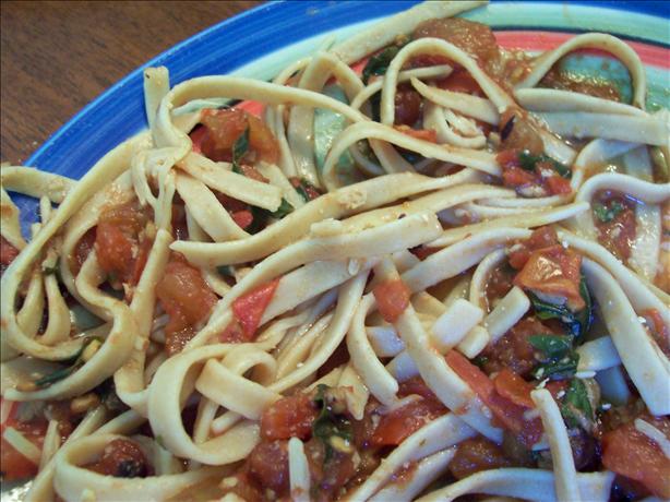 Balsamic Tomato-Basil Pasta. Photo by ladypit