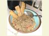 Mediterranean Thai Eggplant White Bean Soup
