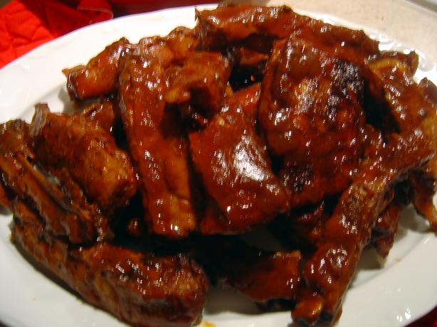 Oven Barbecued St. Louis Style Ribs. Photo by :(