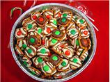 Easy, Festive Chocolate Holiday Pretzels. Photo by Sue Lau