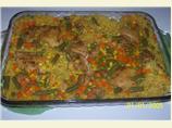 Chicken, Rice, and Spices Bake