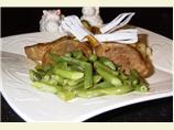 Honey & Mustard Lamb Cutlets With Baby Chats. Photo by Honni