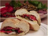 Grilled Veggie and Cheese Sandwich