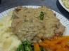 Schnitzel in Mushroom Sauce (Not Breaded)