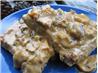 Schnitzel in Mushroom Sauce (Not Breaded)