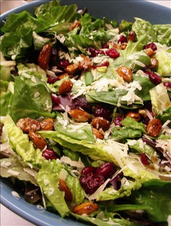 Cranberry Almond Lettuce Salad. Photo by Cookgirl