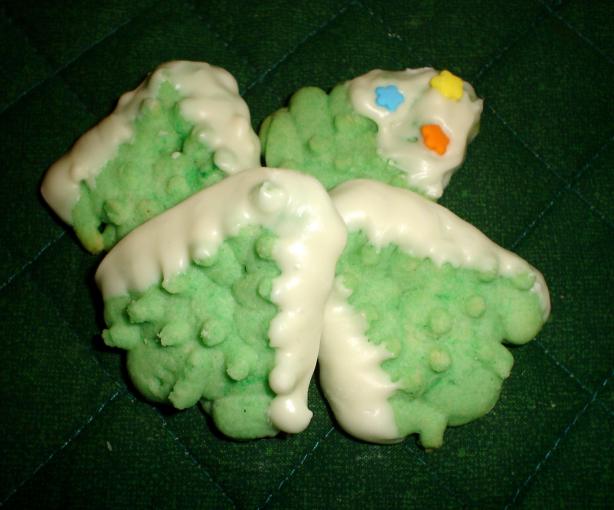 Chocolate-Dipped Spritz Cookies. Photo by icynorth