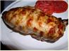 Grilled Basil and Garlic Stuffed Chicken