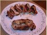 Grilled Basil and Garlic Stuffed Chicken