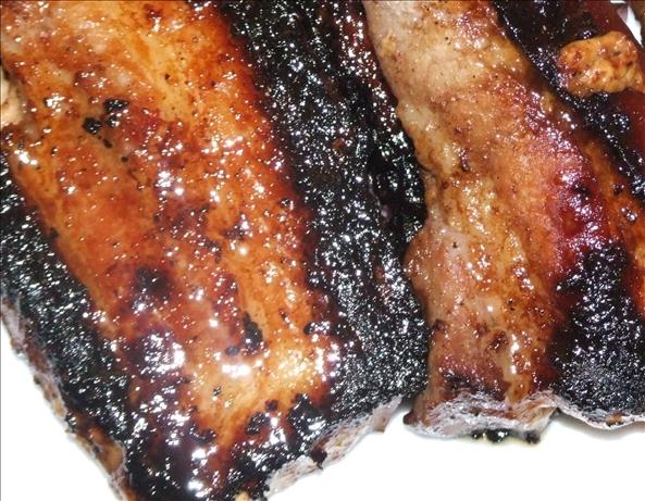 Pork Spareribs With Honey, Soy and Sesame. Photo by Peter J