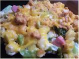 Cheesy Ham & Broccoli Casserole