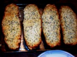 Kittencal's Parmesan Garlic Bread or Garlic Toast. Photo by kzbhansen