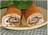 Mediterranean Spinach Turkey Wrap