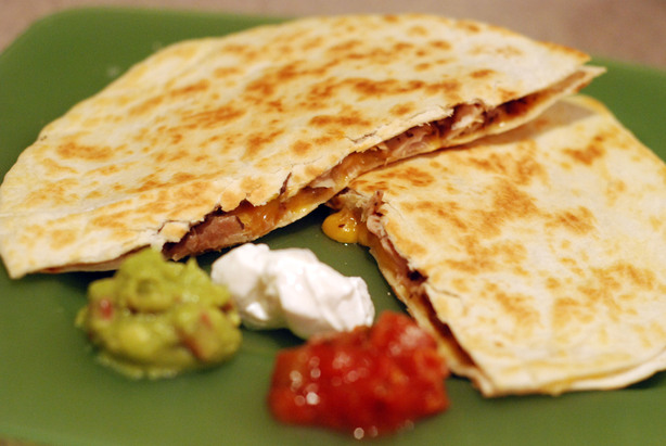 Black Bean and Chicken Quesadillas. Photo by Dine & Dish