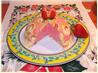 Strawberry Custard Bombe