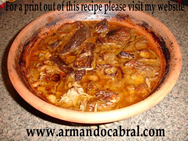 Alcatra ( Portuguese Pot Roast With Wine, Bacon & Garlic). Photo by maulcabral