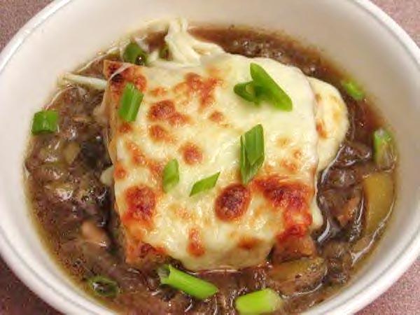 3 Onion, Mushroom and Garlic Soup. Photo by Rita~