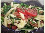 Feta, Spinach and Pecan Pasta Salad