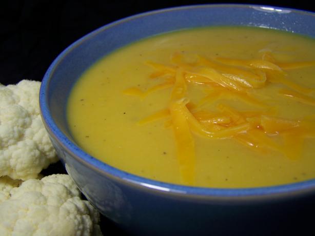Cauliflower-Cheddar Soup. Photo by Diana #2