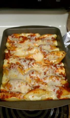 Baked Stuffed Pasta Shells. Photo by soccerfish909