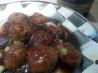 Meatballs in Cranberry and Pinot Noir Sauce. Recipe by acerast